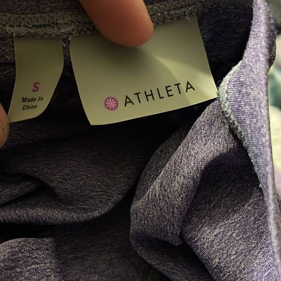 Athleta Northern Lights Reflective Longsleeve Top Purple S - Picture 5 of 5